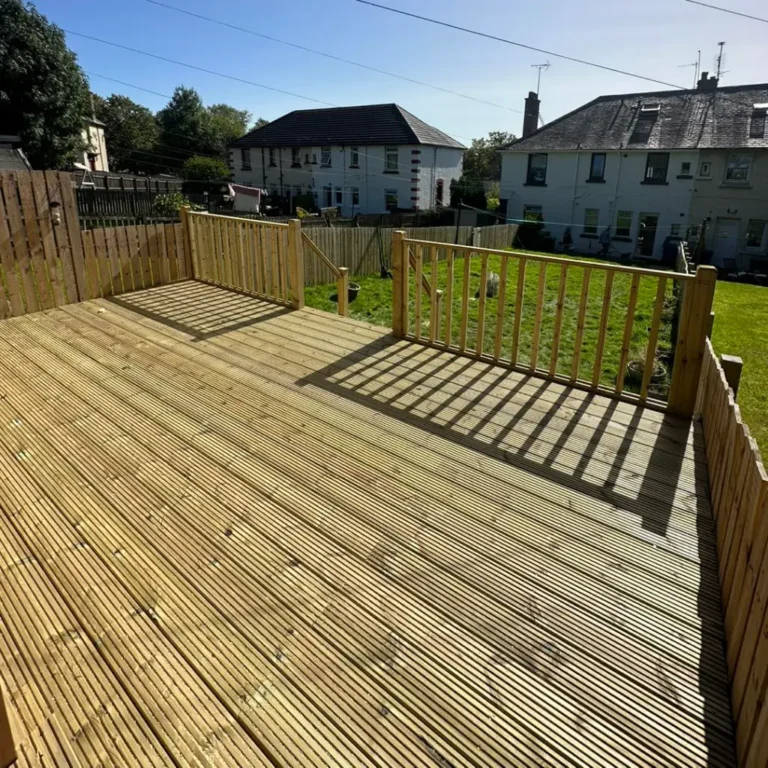 custom decking installation